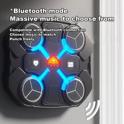 PunchBeatz™ : Machine de Boxe Musicale Intelligente avec Lumières LED